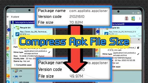 Compress Apk .